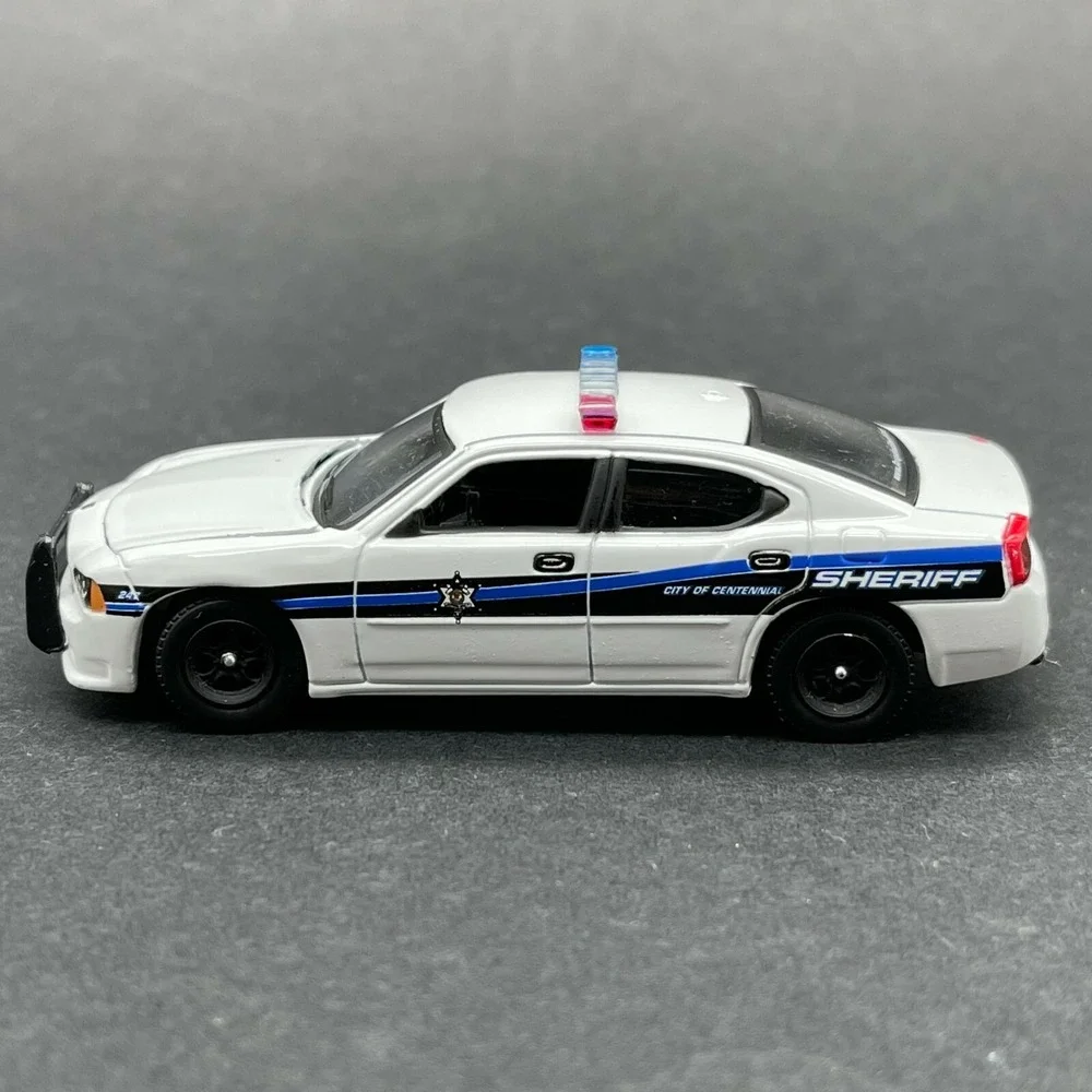Greenlight Hot Pursuit 2008 '08 Dodge Charger Arapahoe‎ Sheriff White 1/64 Loose